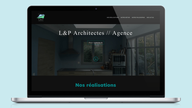Site web "LP Architecte"